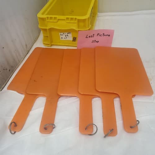 Lot Of 5 AERO Safety Marshalling Paddles 3-82345 LOT- MT 29 - Thumbnail 5