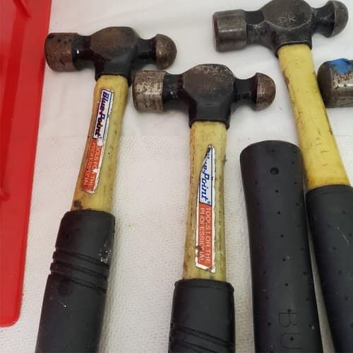Lot of 7 Blue Point Ball Peen Hammers Fiberglass Handle LOT-404 - Thumbnail 4