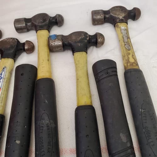 Lot of 7 Blue Point Ball Peen Hammers Fiberglass Handle LOT-404 - Thumbnail 5