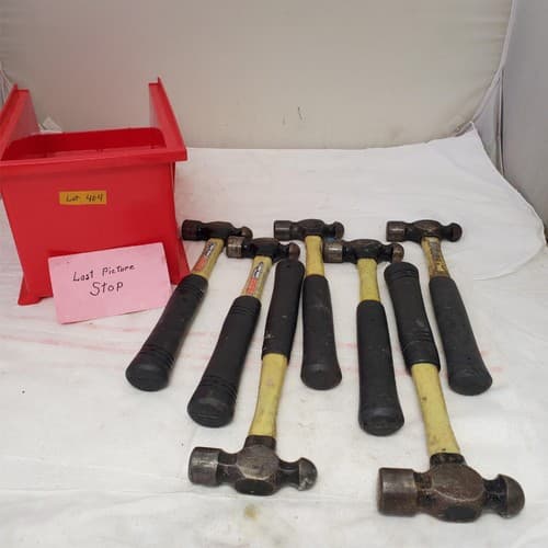 Lot of 7 Blue Point Ball Peen Hammers Fiberglass Handle LOT-404 - Thumbnail 8