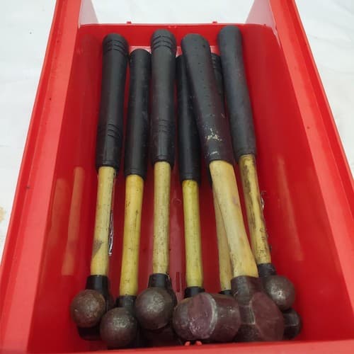 Lot of 7 Blue Point Ball Peen Hammers Fiberglass Handle LOT-404 - Thumbnail 6