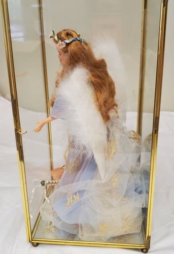 1997‑98 Barbie Harpist Angel Doll w/ Golden Harp Angels of Music Collector - Thumbnail 4