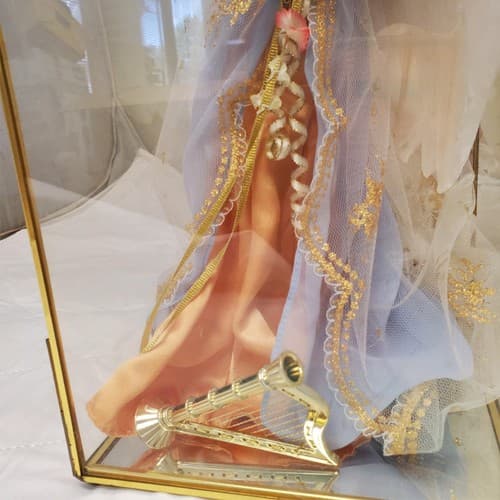 1997‑98 Barbie Harpist Angel Doll w/ Golden Harp Angels of Music Collector - Thumbnail 3