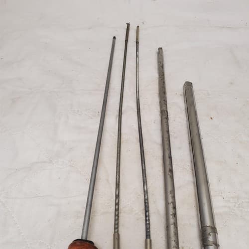 Lot of 6 Metal Tools Including Screwdriver and Rods LOT-411 - Thumbnail 4