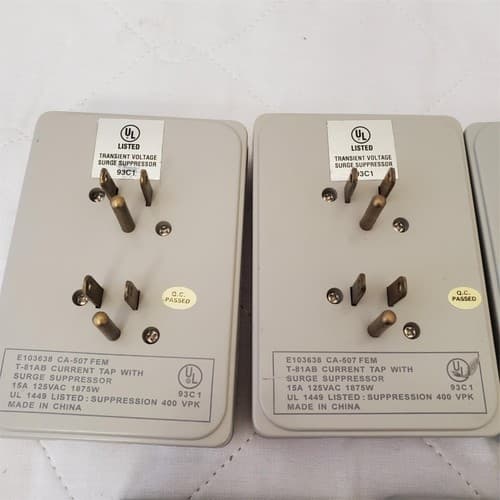 Lot of 7 E103638 CA-507 FEM T-81AB Current Tap With Surge Suppressor - Thumbnail 3
