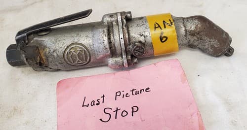 Assorted Pneumatic Air Tool Right Angle Drive Grinder AN6 - Thumbnail 4