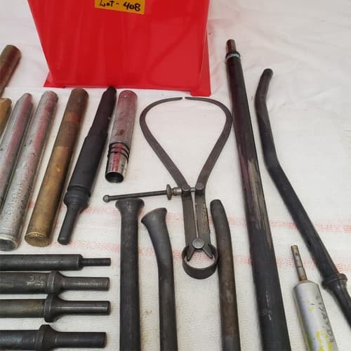 Lot- 24 Vintage Mechanic’s Tool Mixed Wrenches, Rods & More LOT-408 - Thumbnail 5