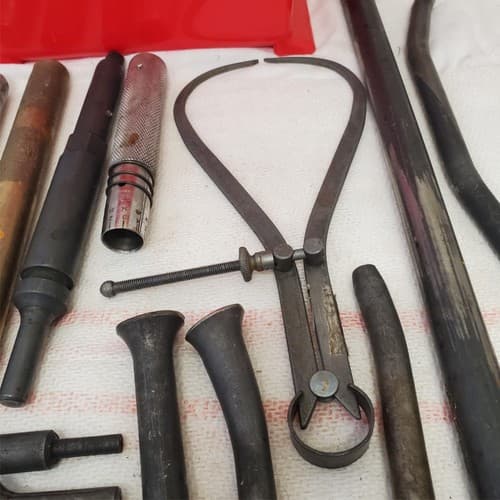 Lot- 24 Vintage Mechanic’s Tool Mixed Wrenches, Rods & More LOT-408 - Thumbnail 10