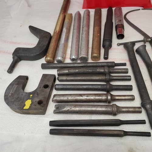 Lot- 24 Vintage Mechanic’s Tool Mixed Wrenches, Rods & More LOT-408 - Thumbnail 7