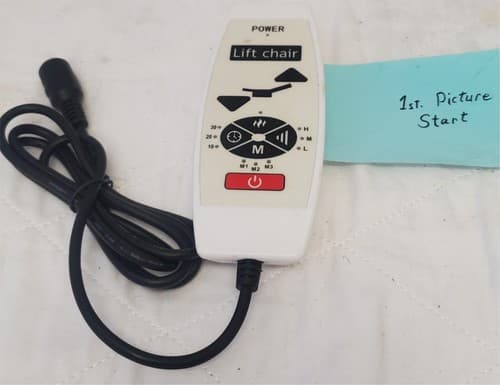 Lift Chair Remote Control with Heat, Massage & Timer Functions - Image 1