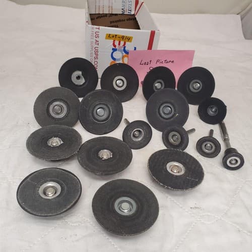 Lot of Roll Lock Sanding Disc Rotary Pad Holder LOT-914 - Thumbnail 7