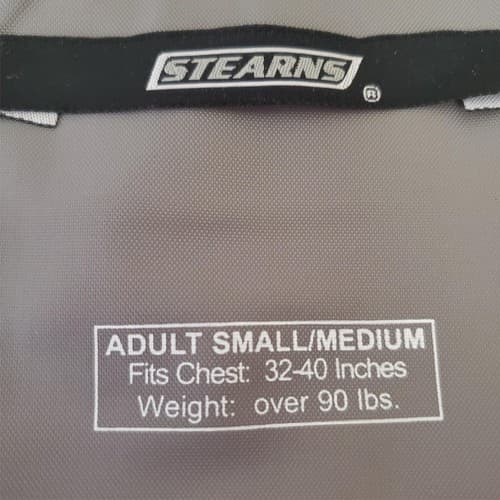 Stearns Watersports Life Jacket Catalog 6601 Type 3 PFD Adult S/M 32-40 Inches 3 - Thumbnail 5