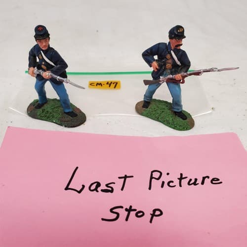 Conte ACW Union Infantry Soldiers Loading Rifle Mounted CM-47 - Thumbnail 8