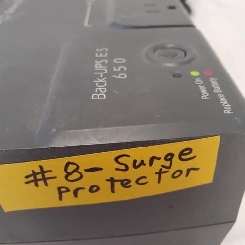 APC Back Up UPS ES 650 120V BE650R Surge Protected #8 (NO BATTERY INCLUDED) - Thumbnail 2