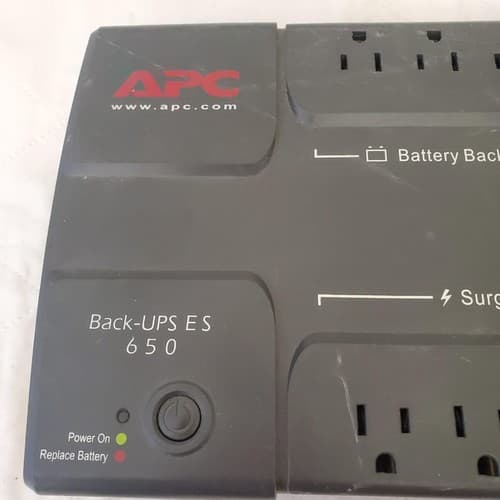 APC Back Up UPS ES 650 120V BE650R Surge Protected #8 (NO BATTERY INCLUDED) - Thumbnail 4