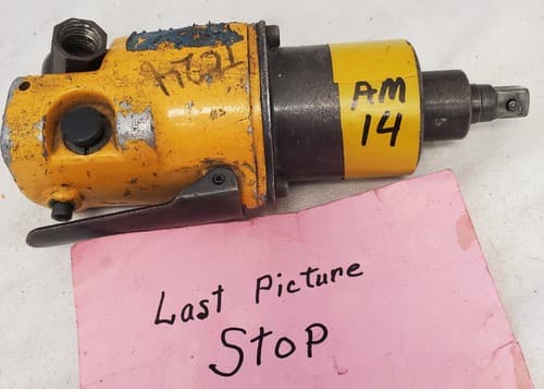 Ingersoll-Rand Pneumatic Inline Air Impact Wrench Industrial Grade Tool AM14 - Thumbnail 5