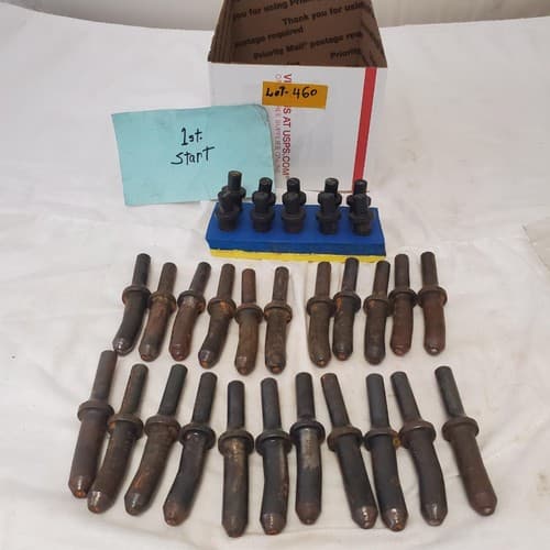 Lot of Rivet Set 5/32" & other Universal Straight for Shank Rivet Gun LOT 460 - Image 1