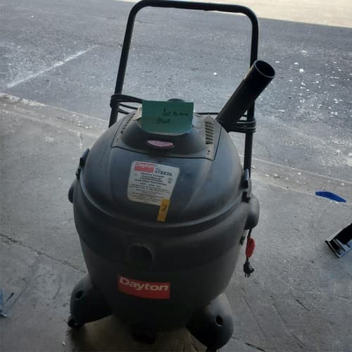 DAYTON Shop Vacuum 4TB87 Wet/Dry Vacuum Cleaner 16 gal Gray/Black (2) - Image 1