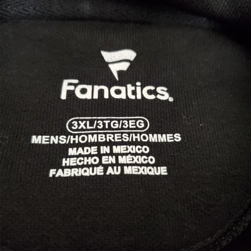 Fanatics Mens 3XL Black Pullover Hoodie - Thumbnail 4