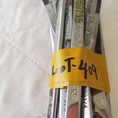 11 Pcs 12 Point SAE Combination Wrench Set - Lot 409 - Thumbnail 2