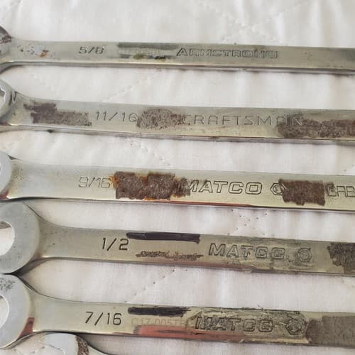 11 Pcs 12 Point SAE Combination Wrench Set - Lot 409 - Thumbnail 3