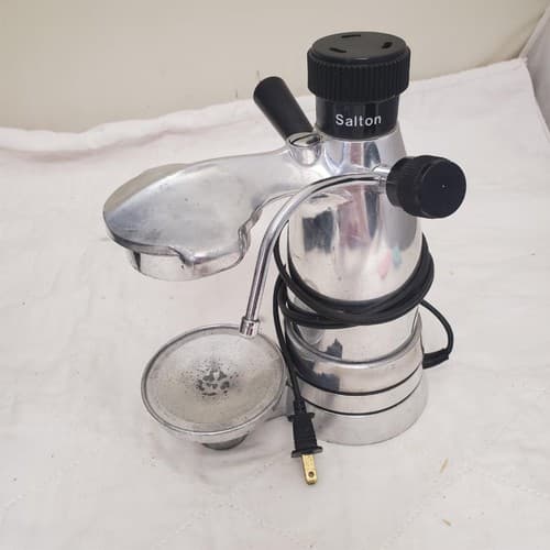 Vintage Salton EX3 Aluminum Italian Design Espresso Maker - Thumbnail 5