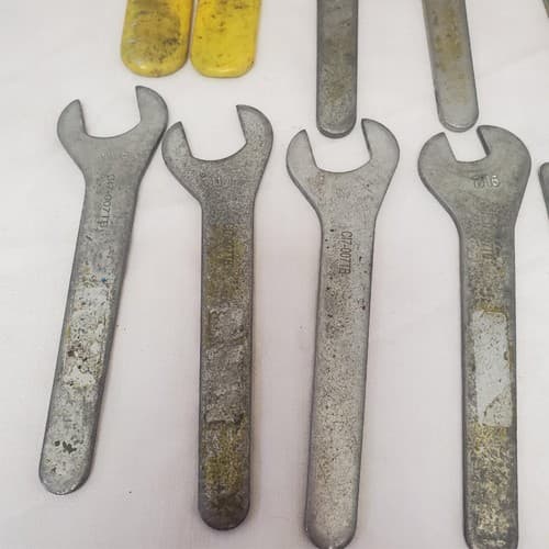 Lot of 13 Assorted Open End Wrench Set Aircraft Tools LOT-598 - Thumbnail 6