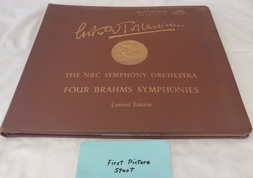 1951 Arturo Toscanini NBC Symphony Orchestra Four Brahams Symphonies - Image 1