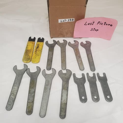 Lot of 13 Assorted Open End Wrench Set Aircraft Tools LOT-598 - Thumbnail 8