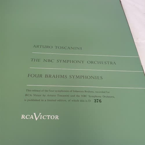 1951 Arturo Toscanini NBC Symphony Orchestra Four Brahams Symphonies - Thumbnail 3