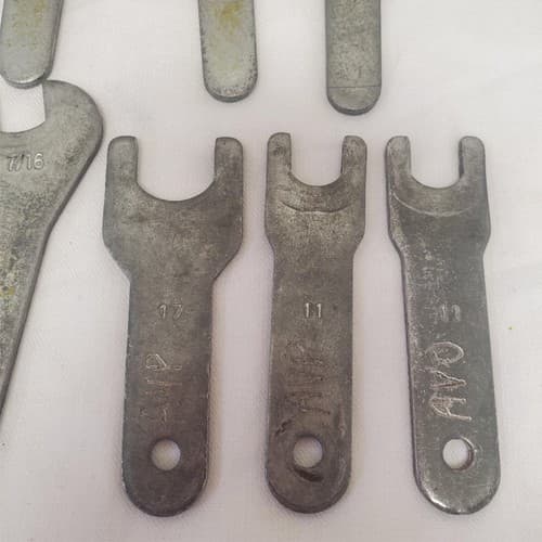 Lot of 13 Assorted Open End Wrench Set Aircraft Tools LOT-598 - Thumbnail 7