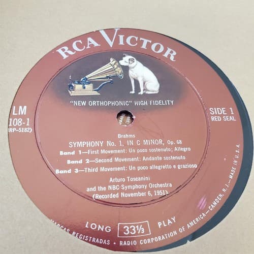 1951 Arturo Toscanini NBC Symphony Orchestra Four Brahams Symphonies - Thumbnail 4