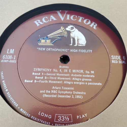 1951 Arturo Toscanini NBC Symphony Orchestra Four Brahams Symphonies - Thumbnail 9