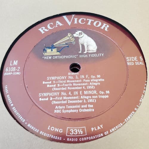 1951 Arturo Toscanini NBC Symphony Orchestra Four Brahams Symphonies - Thumbnail 11