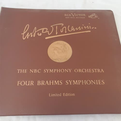 1951 Arturo Toscanini NBC Symphony Orchestra Four Brahams Symphonies - Thumbnail 2
