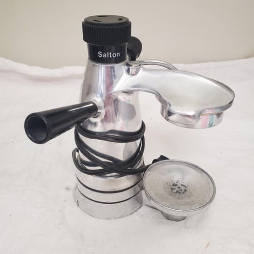 Vintage Salton EX3 Aluminum Italian Design Espresso Maker - Thumbnail 3