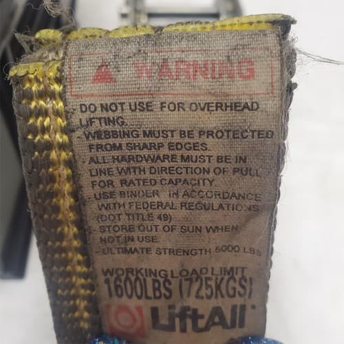 Lift All Ratchet Tie Chain Ratchet Straps LOT-78 - Thumbnail 5