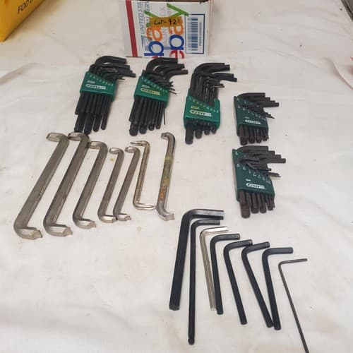 Lot of Assorted Hex Allen Wrench Key Set LOT-921 - Image 1