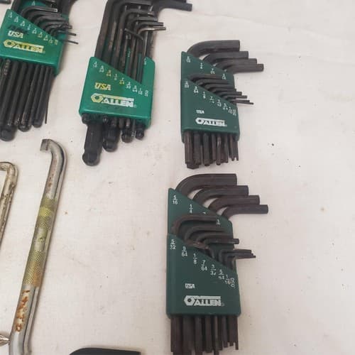 Lot of Assorted Hex Allen Wrench Key Set LOT-921 - Thumbnail 4
