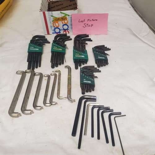 Lot of Assorted Hex Allen Wrench Key Set LOT-921 - Thumbnail 8