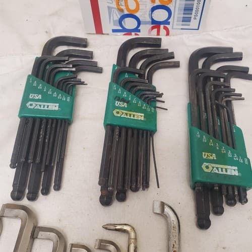 Lot of Assorted Hex Allen Wrench Key Set LOT-921 - Thumbnail 2