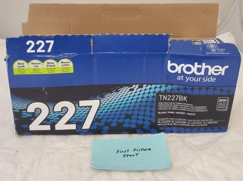 Brother Genuine TN227BK High-Yield Black Toner Cartridge - Image 1