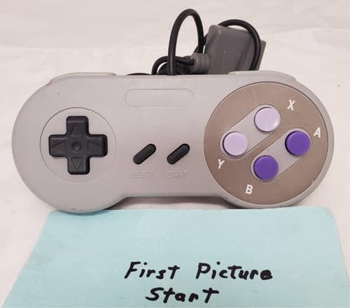 Super Nintendo SNES System Console Replacement Controller - Image 1