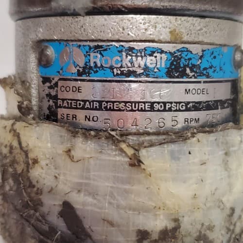 Rockwell Pistol Grip Pneumatic Heavy Duty Air Drill Air Tool AAA15 - Thumbnail 5