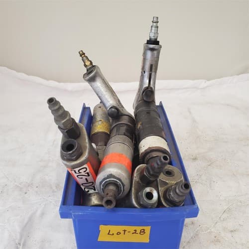 Lot of 5 Cleco Pneumatic Pistol Grip 1/4" Screwdriver/Nutrunner Air Tools Lot-28 - Thumbnail 4