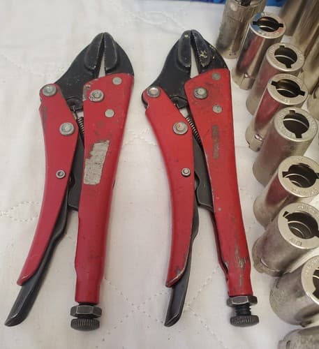 Lot of 27 Socket Wrenches and Locking Pliers Mixed Hand Tools LOT-1043 - Thumbnail 5