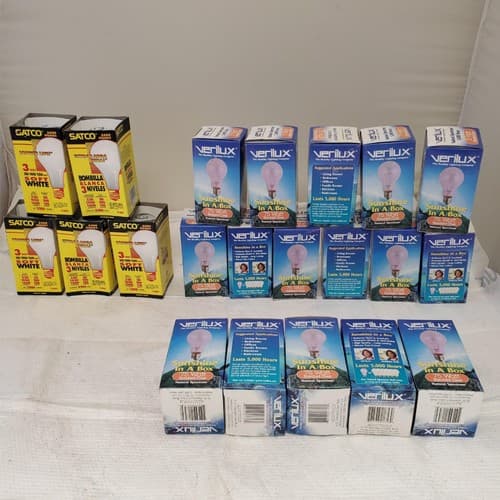 Lot of SATCO & VARILUX Assorted Light Bulbs - Thumbnail 2