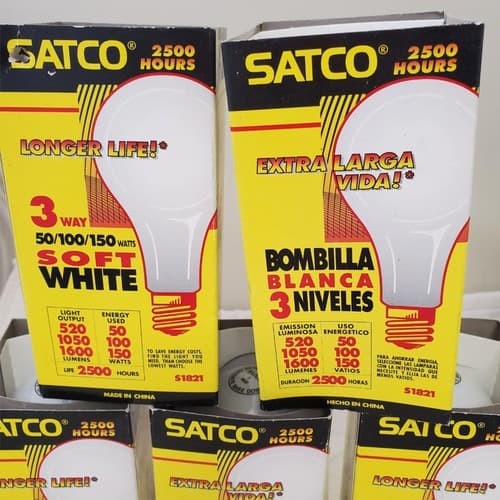 Lot of SATCO & VARILUX Assorted Light Bulbs - Thumbnail 4