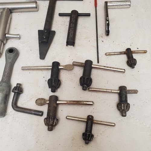 Lot of 15 Assorted Tap Wrenches and Drill Chuck Keys LOT-758 - Thumbnail 5