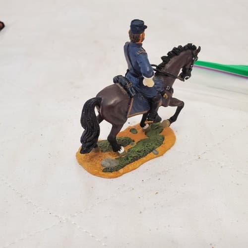 Britains Civil War Union William 31276 Federal Infantry Officer Mounted CM-41 - Thumbnail 5